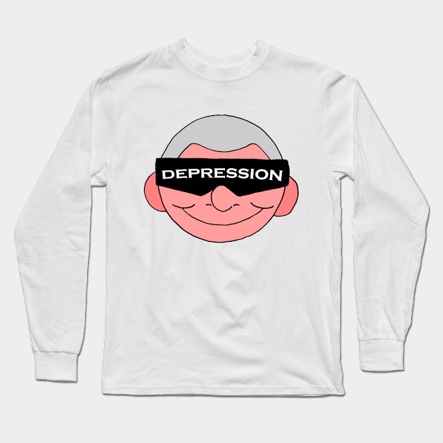 Depression Long Sleeve T-Shirt by A_Dari